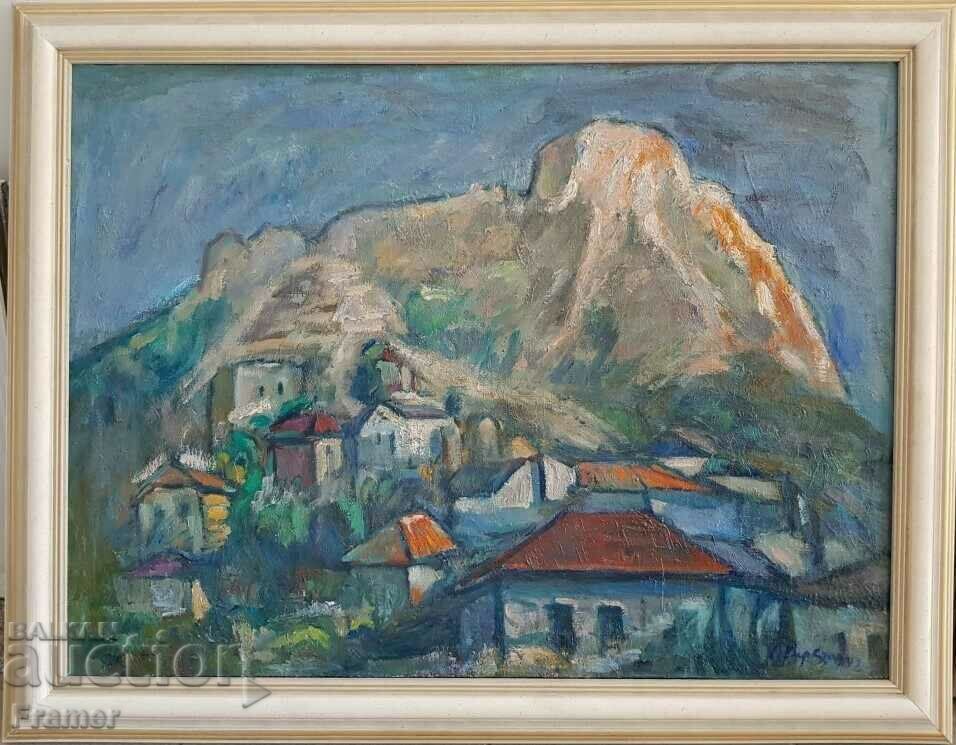 STOYAN KIRYAZOV 1926 - 1995 Melnik 1992 oil paints STOYAN KIRYAZOV 1926 - 1995 Melnik 1992 oil paints