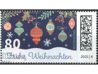 Καθαρό γραμματόσημο Χριστούγεννα 2021 από τη Γερμανία