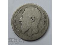 2 Francs Silver Belgium 1866 - Silver Coin #160