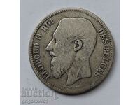 2 франка сребро Белгия 1867 -  сребърна монета №164