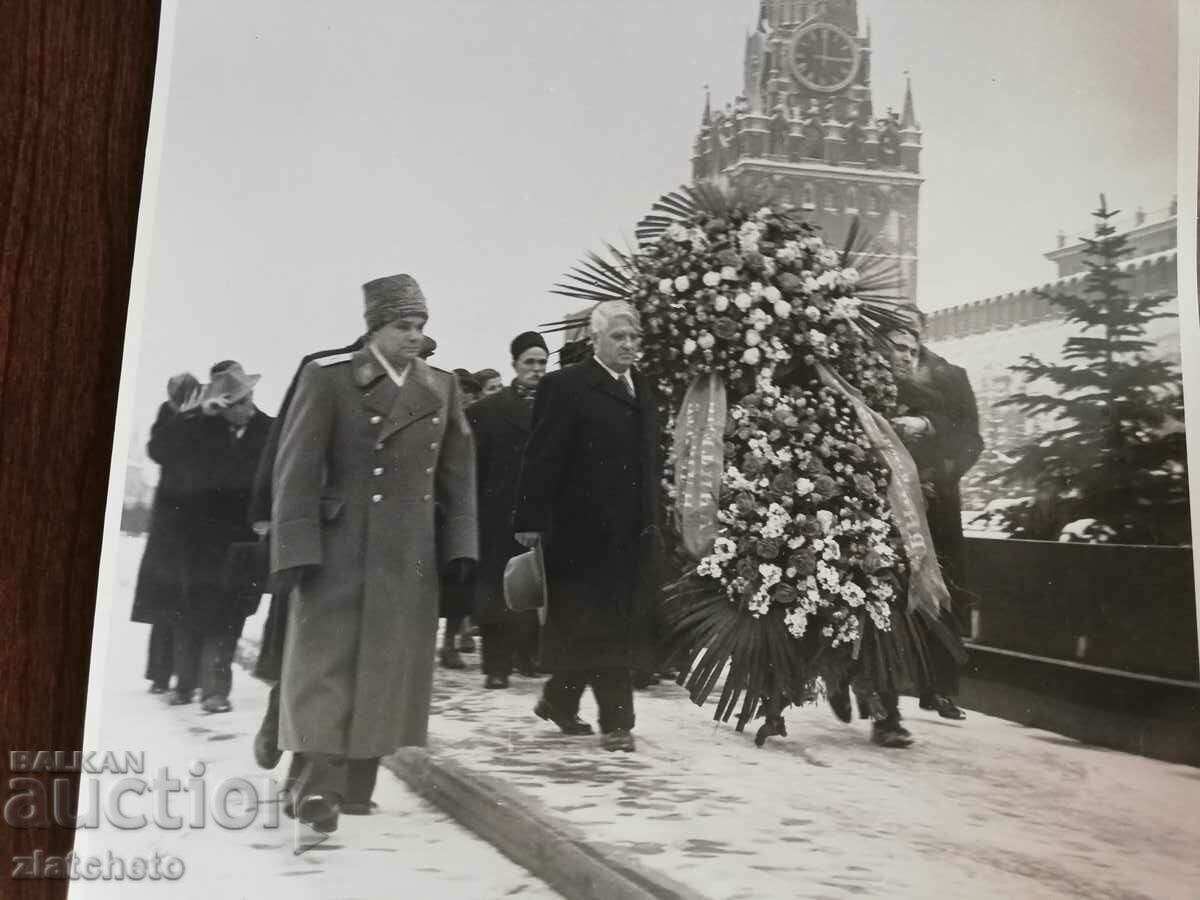 Παλιά φωτογραφία Soc - Βούλγαροι εκπρόσωποι στην ΕΣΣΔ Μόσχα με τιμή 6.00 BGN | € 3.07 Παλιά φωτογραφία Soc - Βούλγαροι εκπρόσωποι στην ΕΣΣΔ Μόσχα με τιμή 6.00 BGN | € 3.07