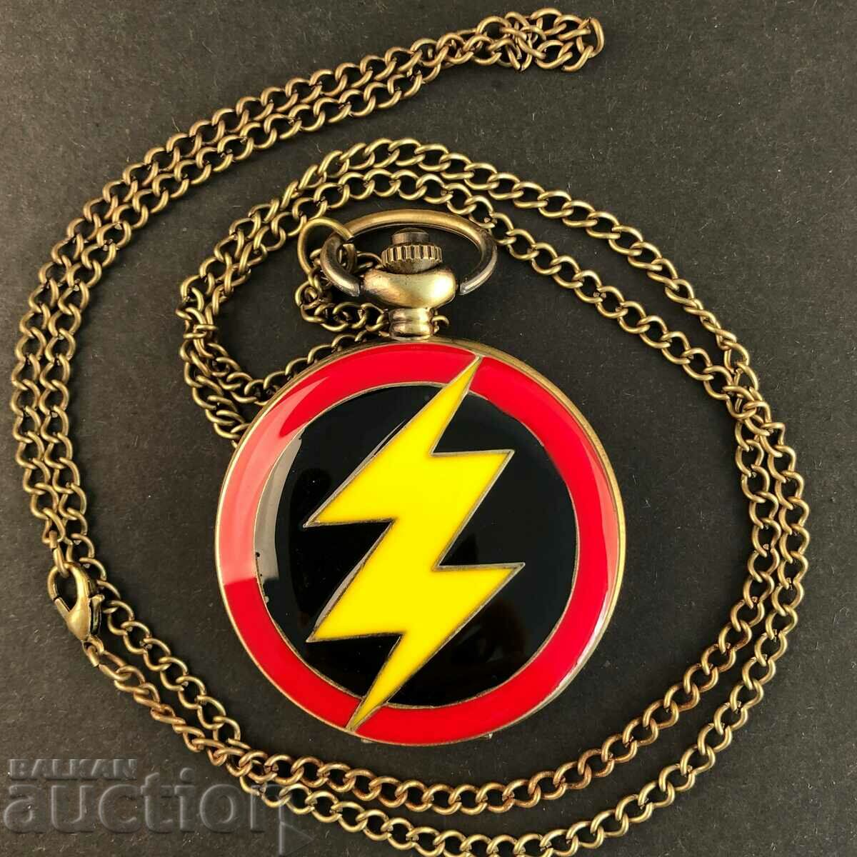 Νέο ρολόι τσέπης Κωμικός χαρακτήρας δράσης The Flash The Flash