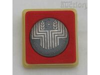 FIRST PLACE SIXTH FIVE YEAR 1974 PLAQUE MEDAL BOX