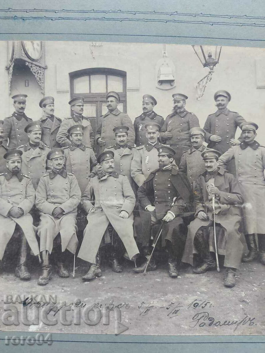 Delivery of ASEN CHOLAKOV - OFFICER'S COURSE - 1915