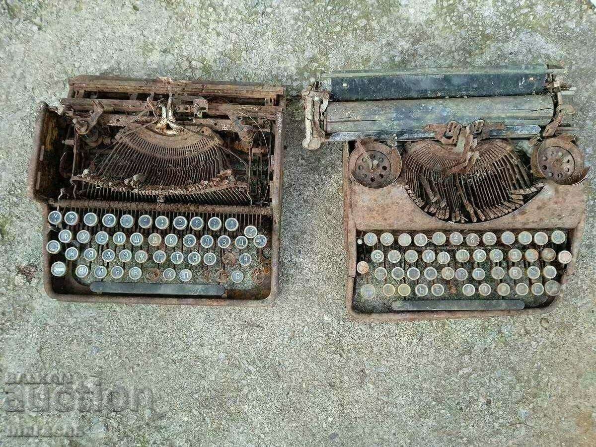 Old typewriters