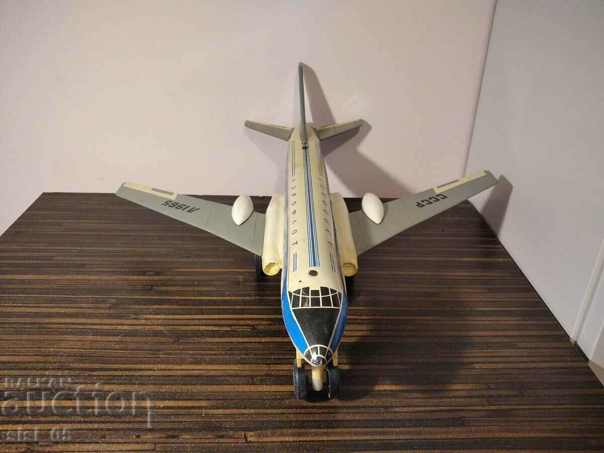 Auction USSR metal, sheet metal toy plane Aeroflot Auction USSR metal, sheet metal toy plane Aeroflot