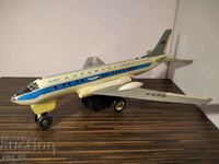 USSR metal, sheet metal toy plane Aeroflot