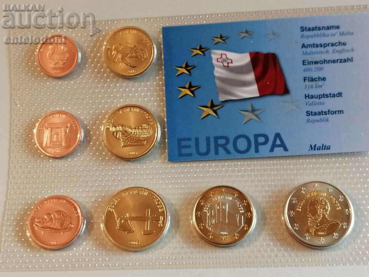 Euro set 2006 Malta SAMPLE with certificate
