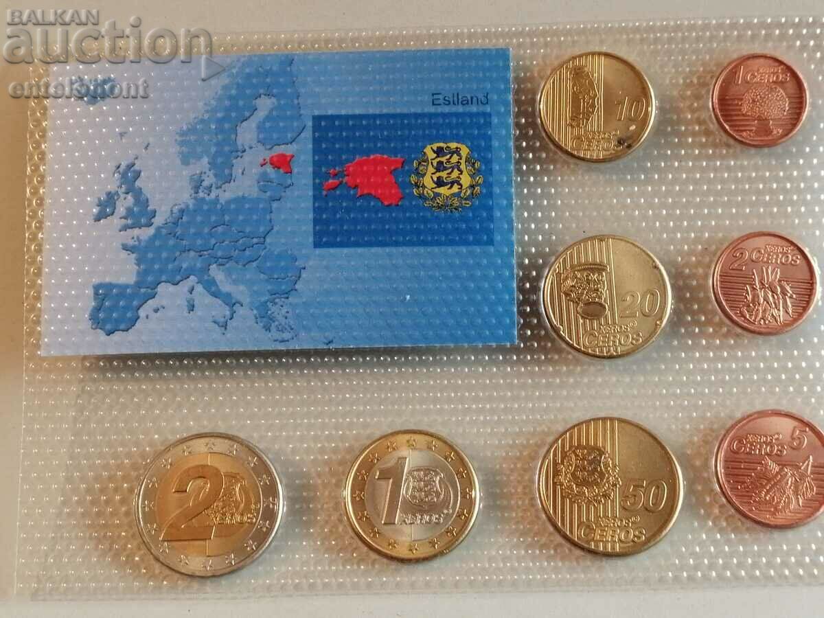 Euro set 2006 Estonia SAMPLE with certificate with price 40.00 BGN | € 20.45 Euro set 2006 Estonia SAMPLE with certificate with price 40.00 BGN | € 20.45
