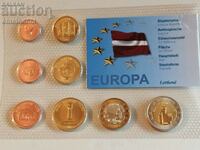 Euro set 2006 Letonia EȘANȚĂ cu certificat
