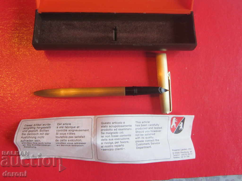 Delivery of Unique gold-plated ballpoint pen Barendsohn AG Delivery of Unique gold-plated ballpoint pen Barendsohn AG