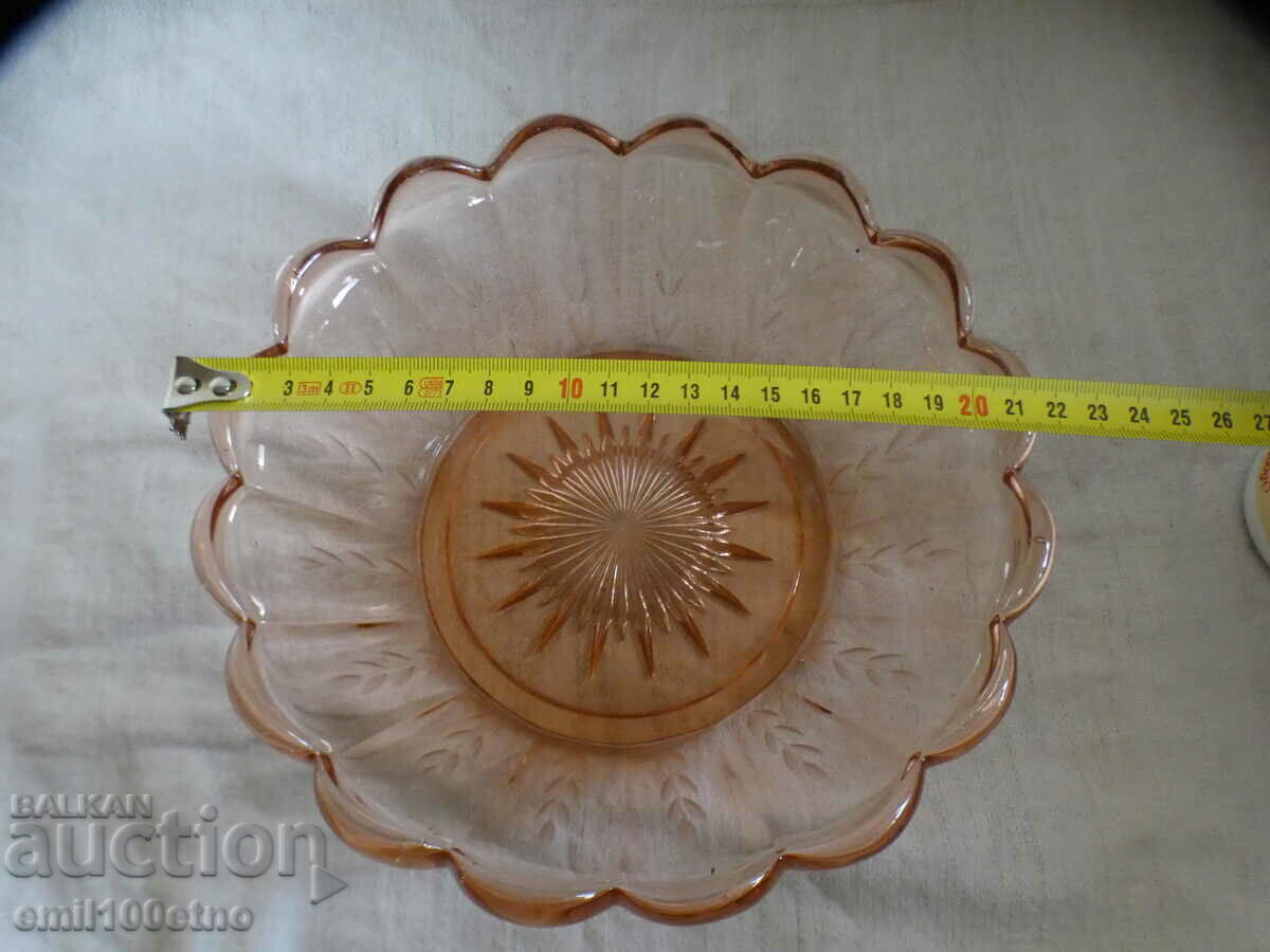 Licitație Frumos vechi de sticlă groasă de sticlă colorată Licitație Frumos vechi de sticlă groasă de sticlă colorată