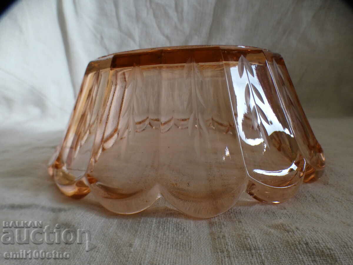 Frumos vechi de sticlă groasă de sticlă colorată - 5 Frumos vechi de sticlă groasă de sticlă colorată - 5