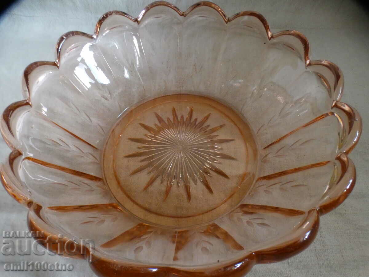 Frumos vechi de sticlă groasă de sticlă colorată - 6 Frumos vechi de sticlă groasă de sticlă colorată - 6