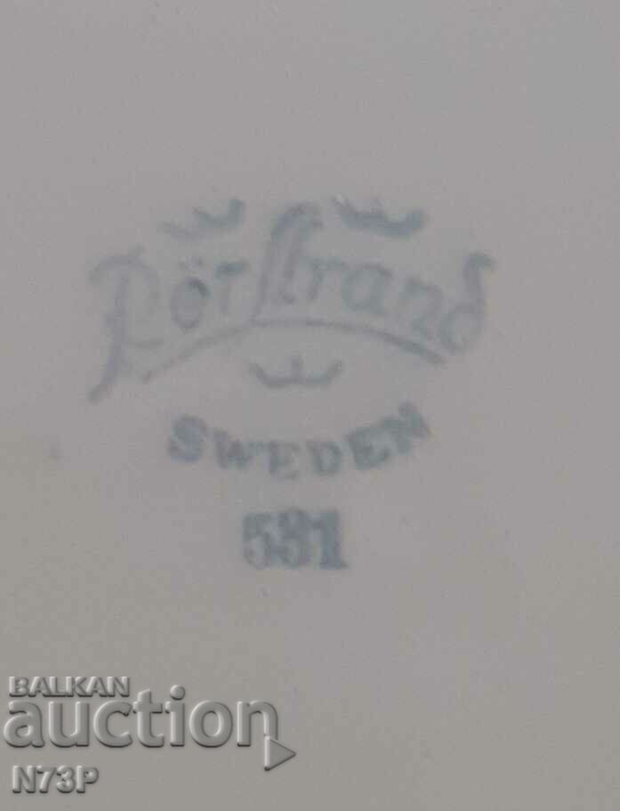 Auction OLD PORCELAIN PLATE. COLLECTION. RORSTRAND. SWEDEN. Auction OLD PORCELAIN PLATE. COLLECTION. RORSTRAND. SWEDEN.