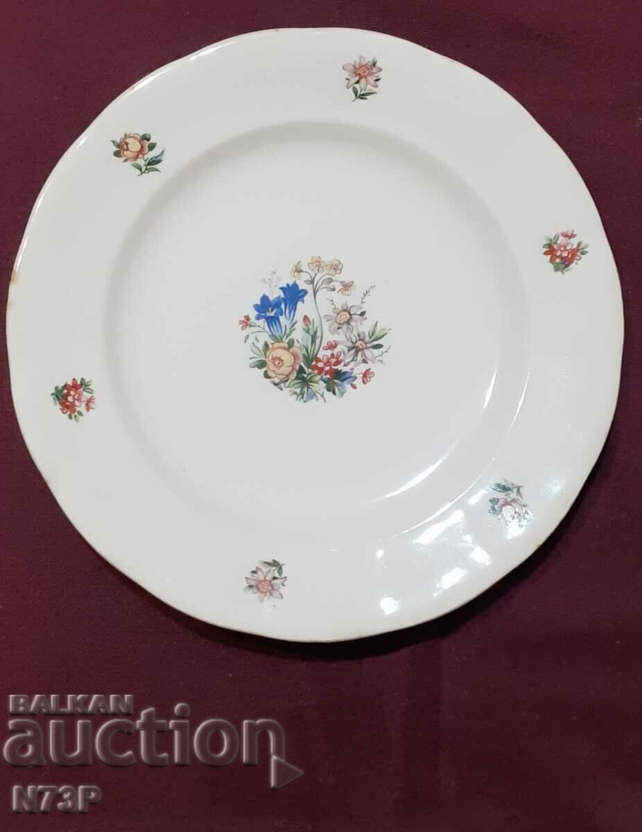 OLD PORCELAIN PLATE. COLLECTION. RORSTRAND. SWEDEN.
