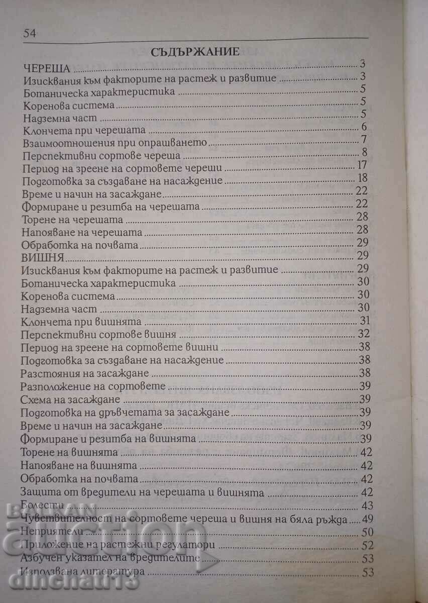 Cherry and cherry. Production of cherries and sour cherries - 6