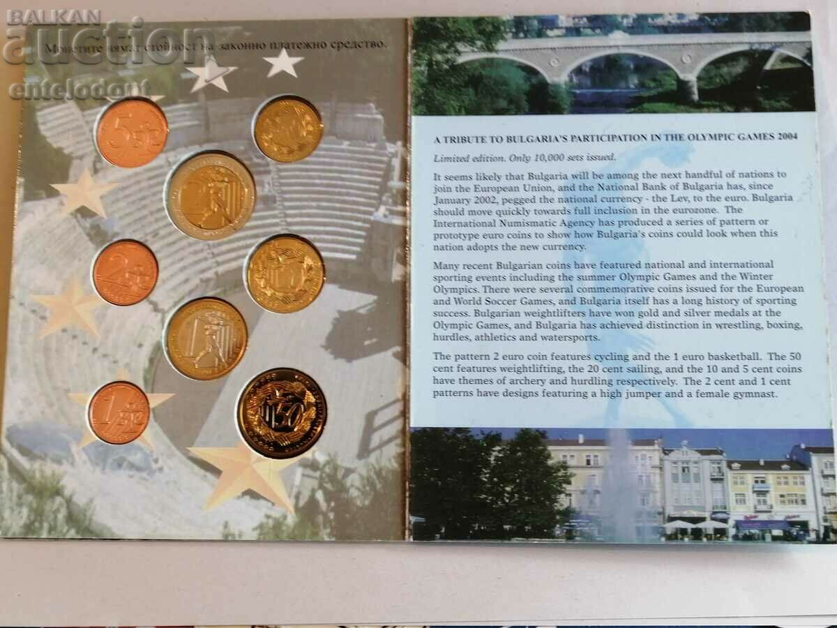 Euro set 2004 Bulgaria SAMPLE - 5 Euro set 2004 Bulgaria SAMPLE - 5