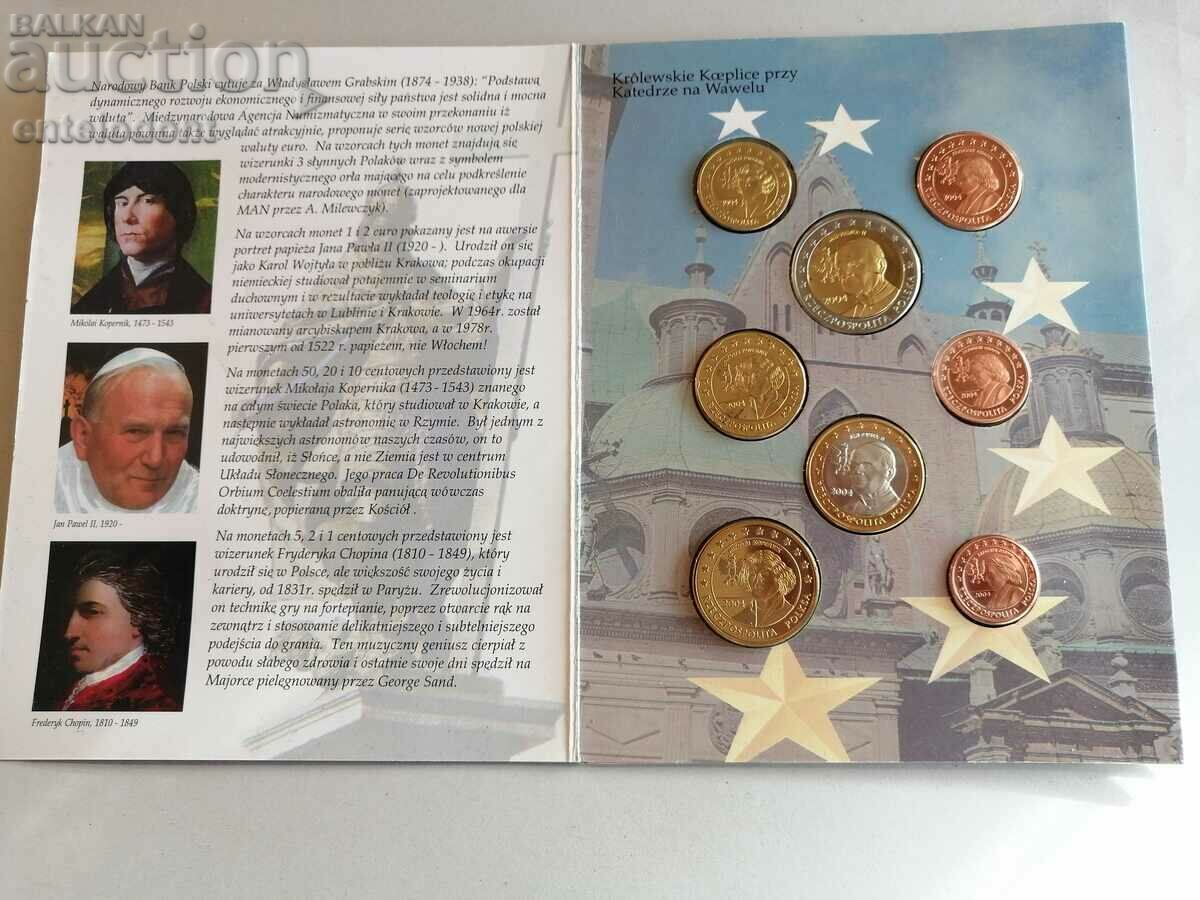 Delivery of Euro set 2004 Poland SAMPLES