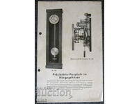 Ceasul de perete din 1920 H. Fuld & Co Frankfurt Publicitatea nr. 2