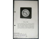 1920 Clock H. Fuld & Co Frankfurt Advertising Sheet #4