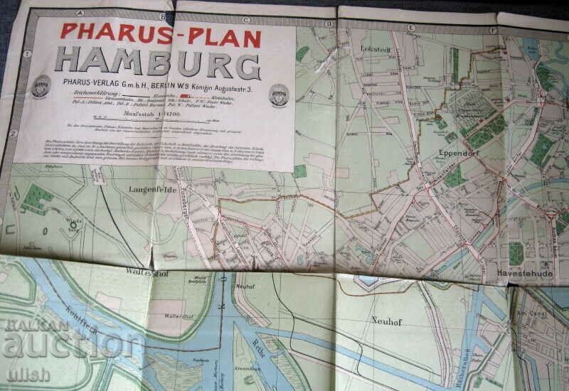 1903 map plan index guide to Hamburg Hamburg with price 10.00 BGN | € 5.11 1903 map plan index guide to Hamburg Hamburg with price 10.00 BGN | € 5.11