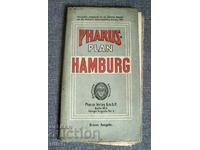 1903 карта план указател пътеводител на Хамбург Hamburg