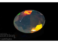 Faceted Ethiopian Opal 0.37ct Oval Cut #1
