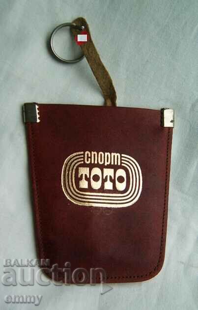 Delivery of Leather key ring - Olympic Games Moscow 1980, Sport Toto Delivery of Leather key ring - Olympic Games Moscow 1980, Sport Toto