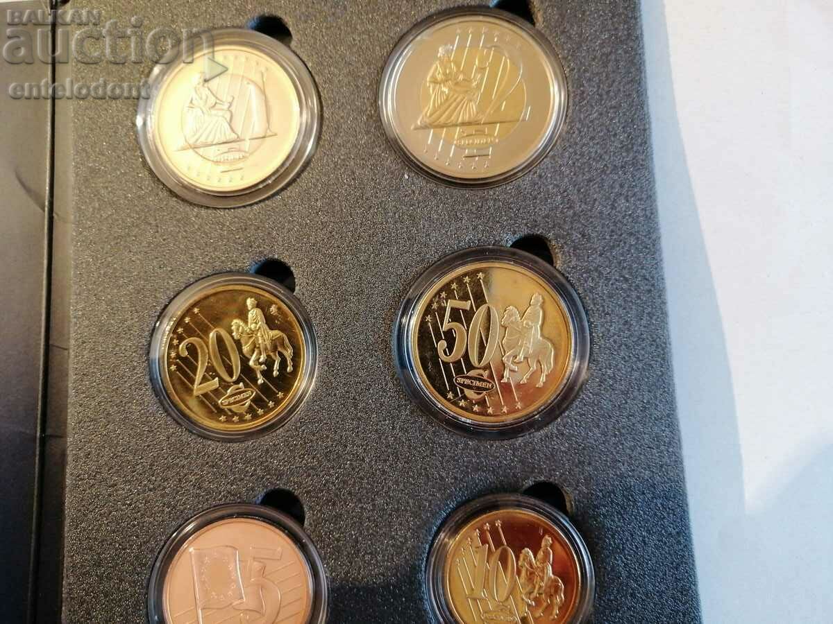 Auction Euro Set 2007 Vatican SAMPLE Auction Euro Set 2007 Vatican SAMPLE