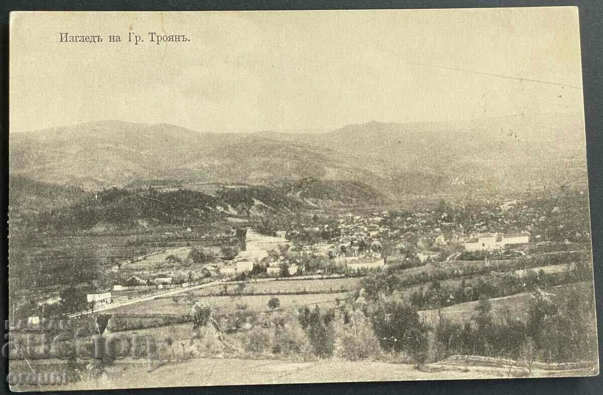 3175 Kingdom of Bulgaria view of the city of Tryavna 1913.