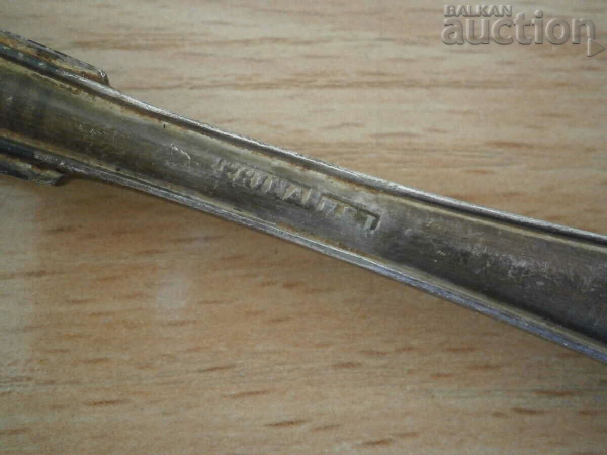 Delivery of antique large silver plated spoon retro vintage Delivery of antique large silver plated spoon retro vintage