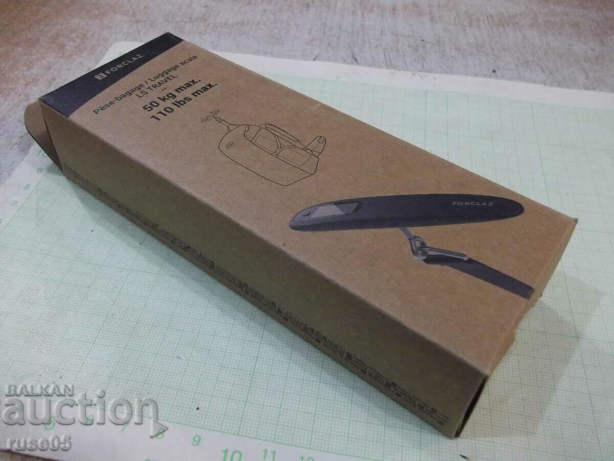 Cantar "LS TRAVEL" manual electronic, max. 50 kg nou cu preț 15.00 BGN | € 7.67