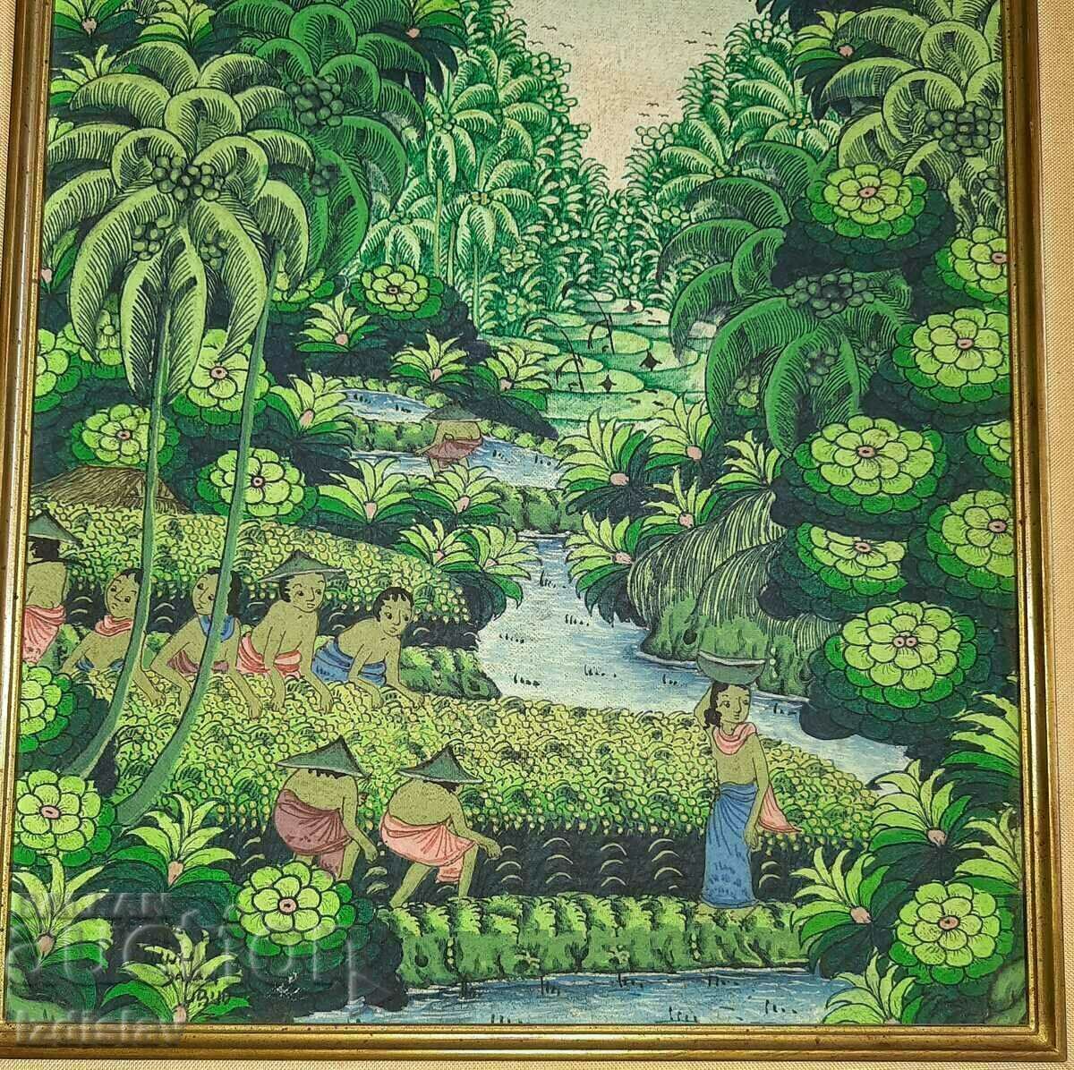 Painting Balinese traditional painting - 5 Painting Balinese traditional painting - 5