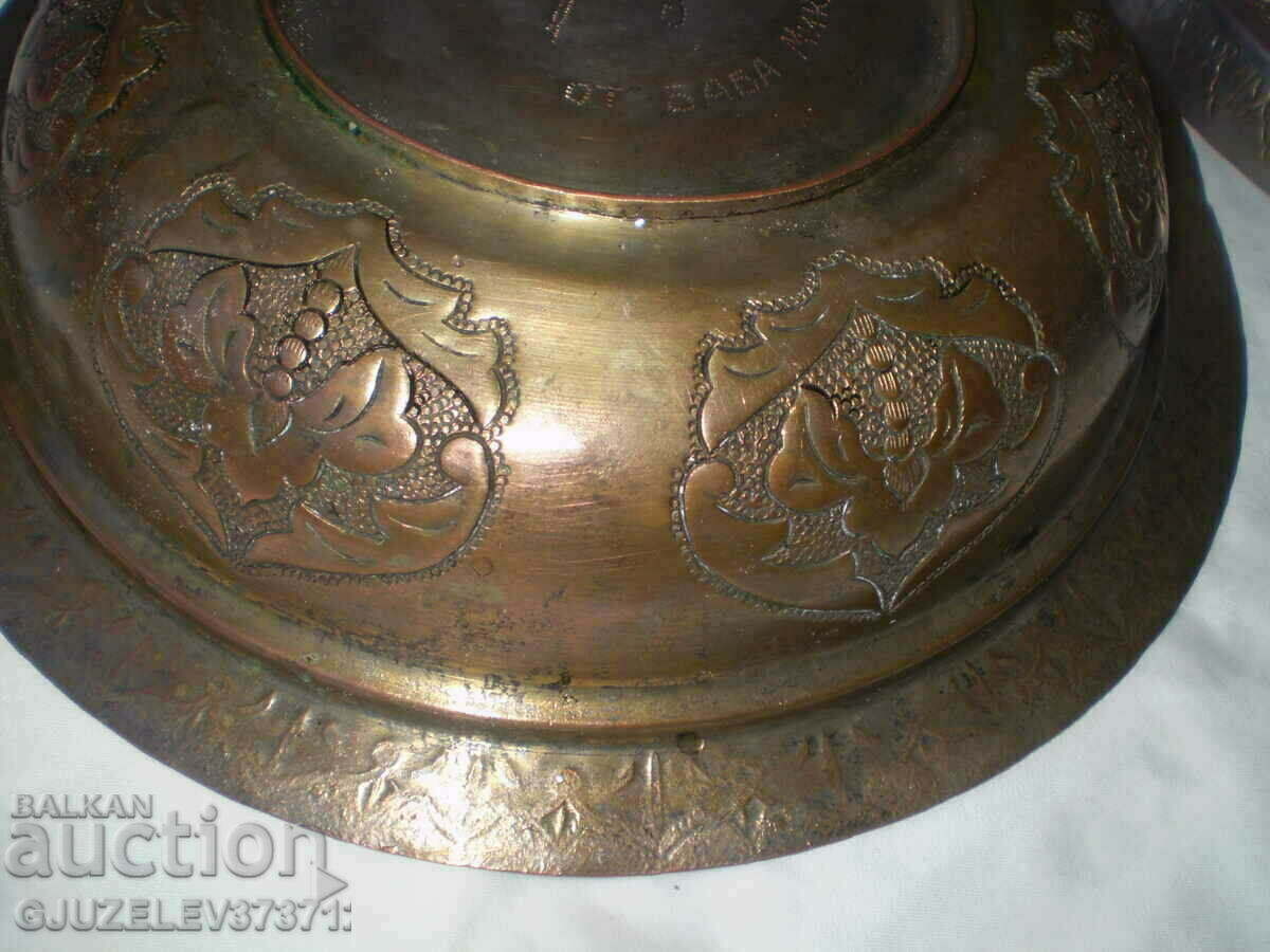 Χειροποίητη σφυρήλατη γλάστρα 19ου αιώνα με καπάκι - 6