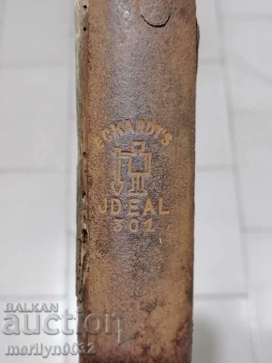 Παλαιό ευθύ φτυάρι στρατού, σφυρήλατο σίδερο - 5 Παλαιό ευθύ φτυάρι στρατού, σφυρήλατο σίδερο - 5