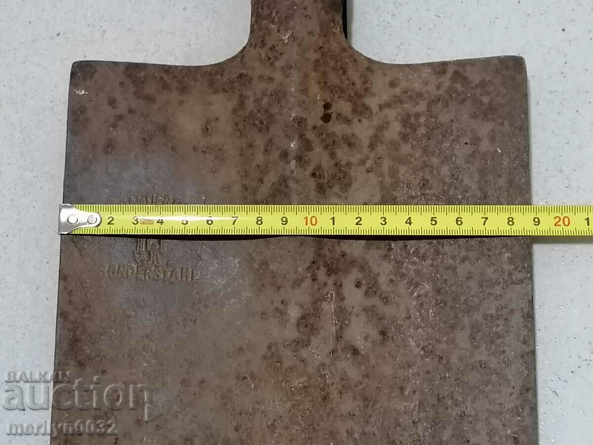 Παλαιό ευθύ φτυάρι στρατού, σφυρήλατο σίδερο - 7 Παλαιό ευθύ φτυάρι στρατού, σφυρήλατο σίδερο - 7
