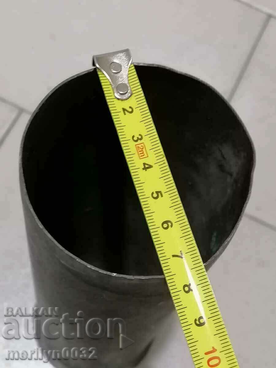 Shell case 1913 DUSSELDORF Balkan War cannon WW1 - 5 Shell case 1913 DUSSELDORF Balkan War cannon WW1 - 5