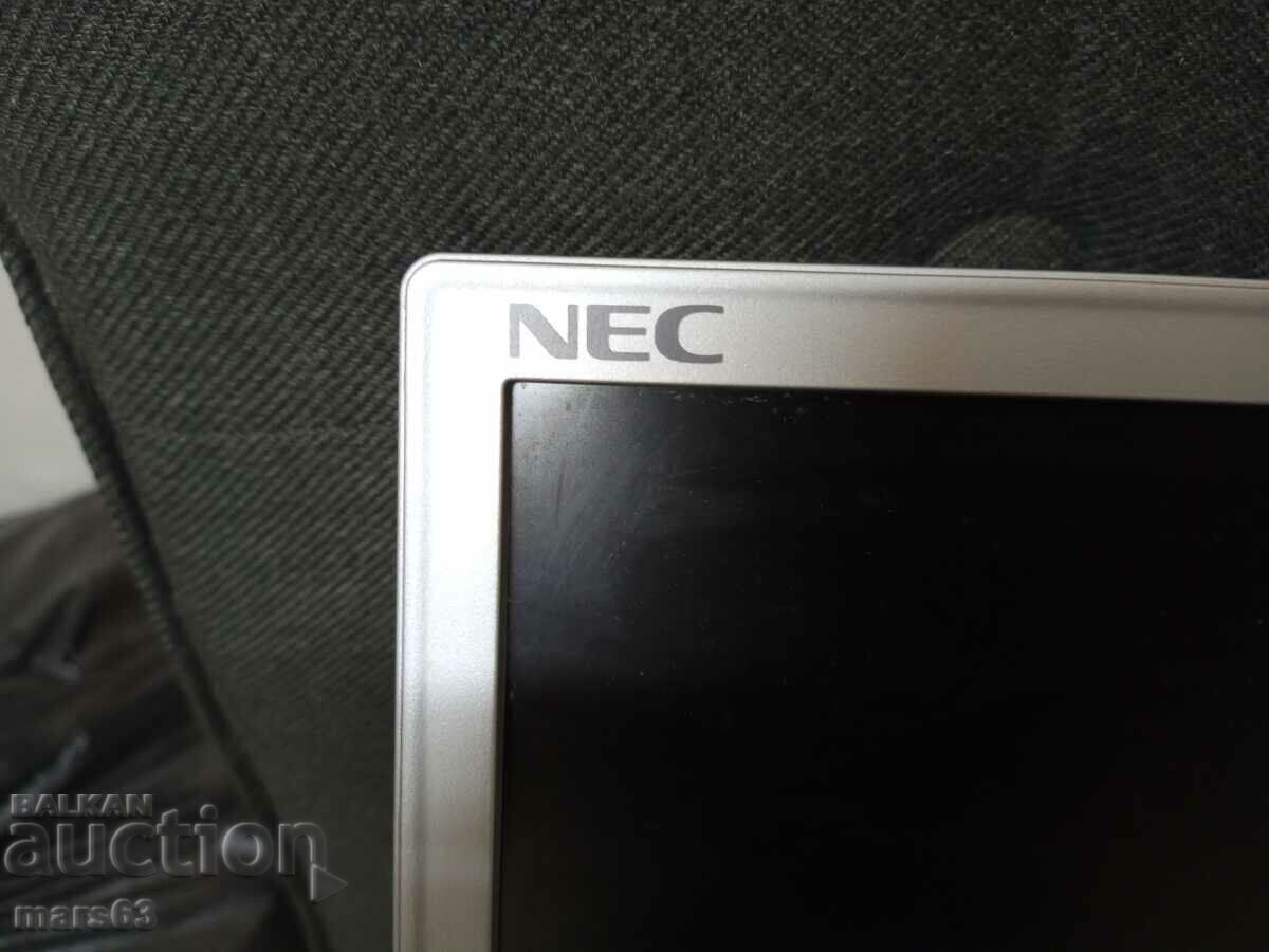 Auction NEC LCD19WV Monitor 19 inches + cables Auction NEC LCD19WV Monitor 19 inches + cables