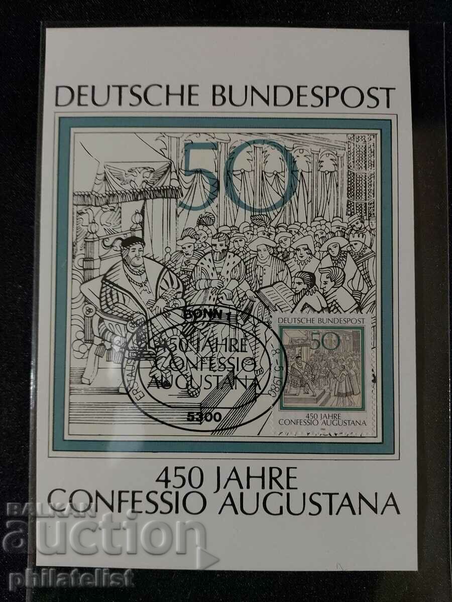 Poșta Germană - 1980 - Card Maximum