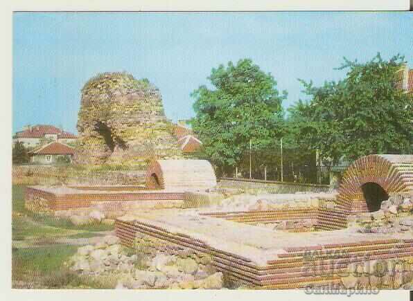Card Bulgaria Hissarya Ruinele unei cetăți romane *