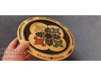 Large wooden plate