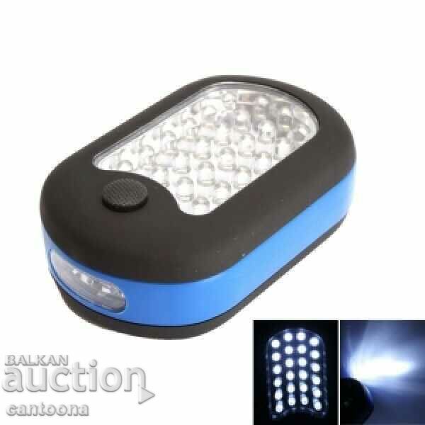 Tent lantern with hook and magnet (24+3 LEDs) with price 4.49 BGN | € 2.30 Tent lantern with hook and magnet (24+3 LEDs) with price 4.49 BGN | € 2.30