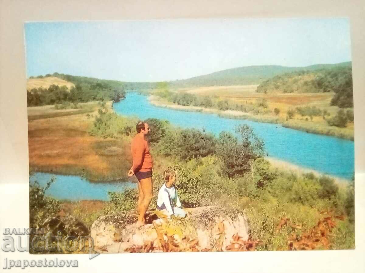 παλιά καρτ ποστάλ - ποταμός Ropotamo