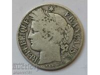 1 франк сребро Франция 1871 A -  сребърна монета №32