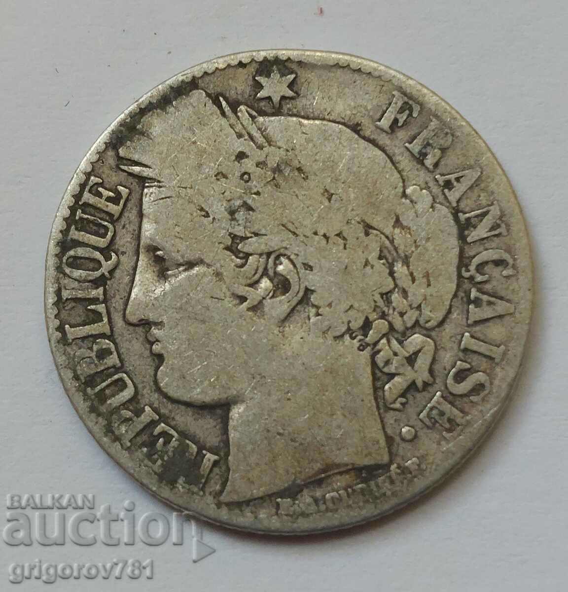 1 Franc Silver France 1881 A - Silver Coin #38