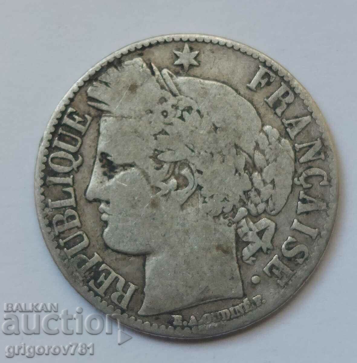 1 Franc Silver France 1881 A - Silver Coin #39