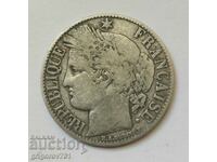 1 франк сребро Франция 1881 A -  сребърна монета №40