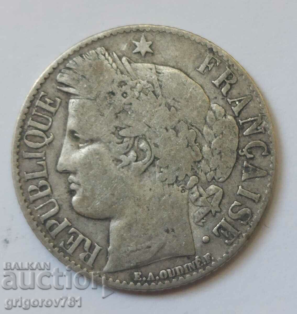 1 Franc Silver France 1895 A - Silver Coin #41