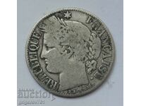 1 франк сребро Франция 1872 A -  сребърна монета №43